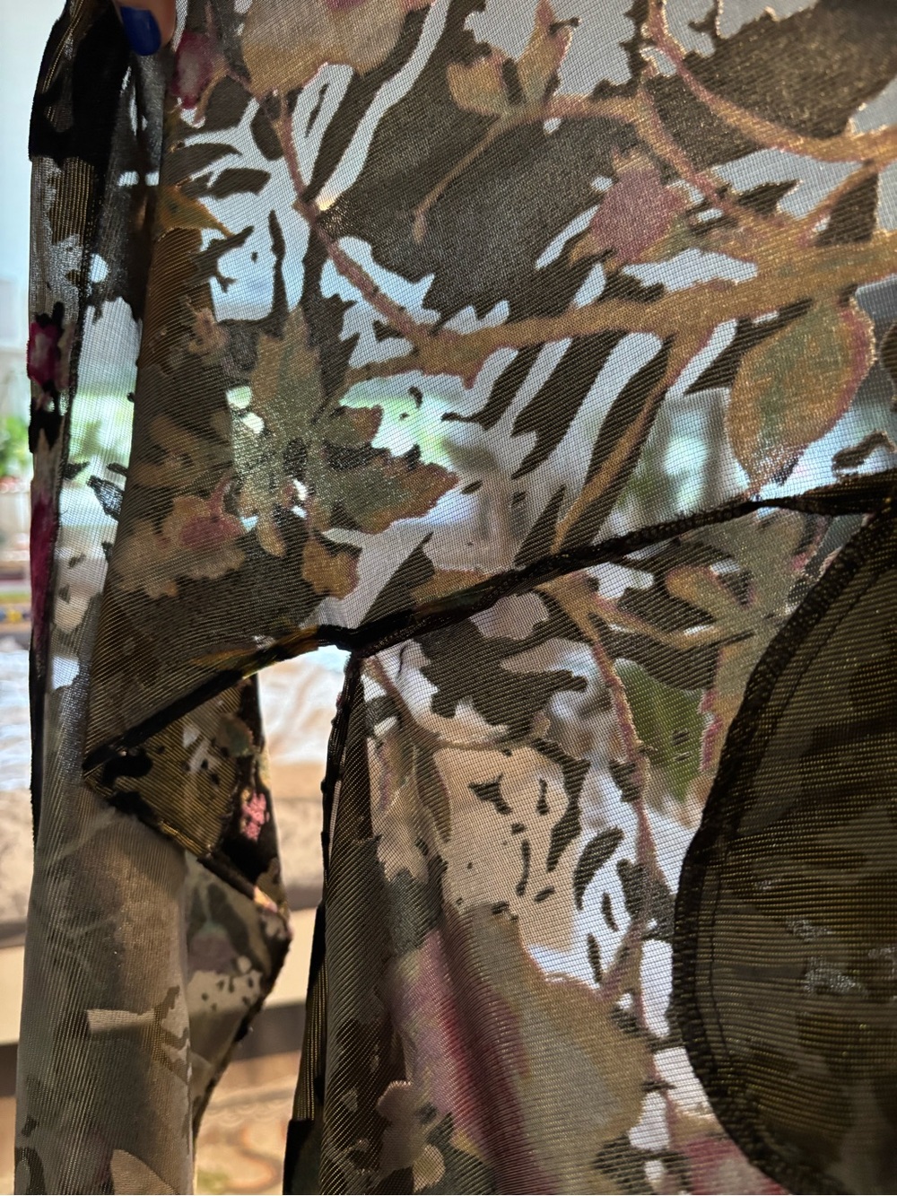 Zara Velvet Jacquard Kimono Limited Edition - Picture 14 of 16